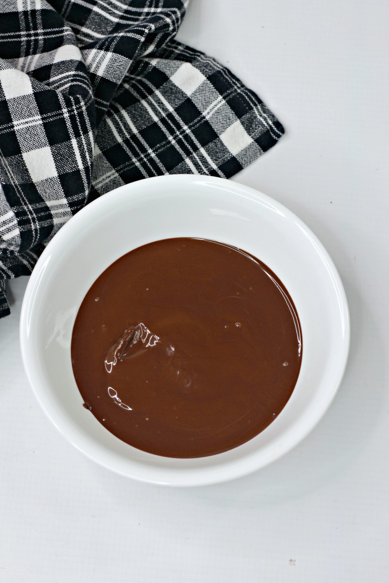 melting chocolate to add to mold