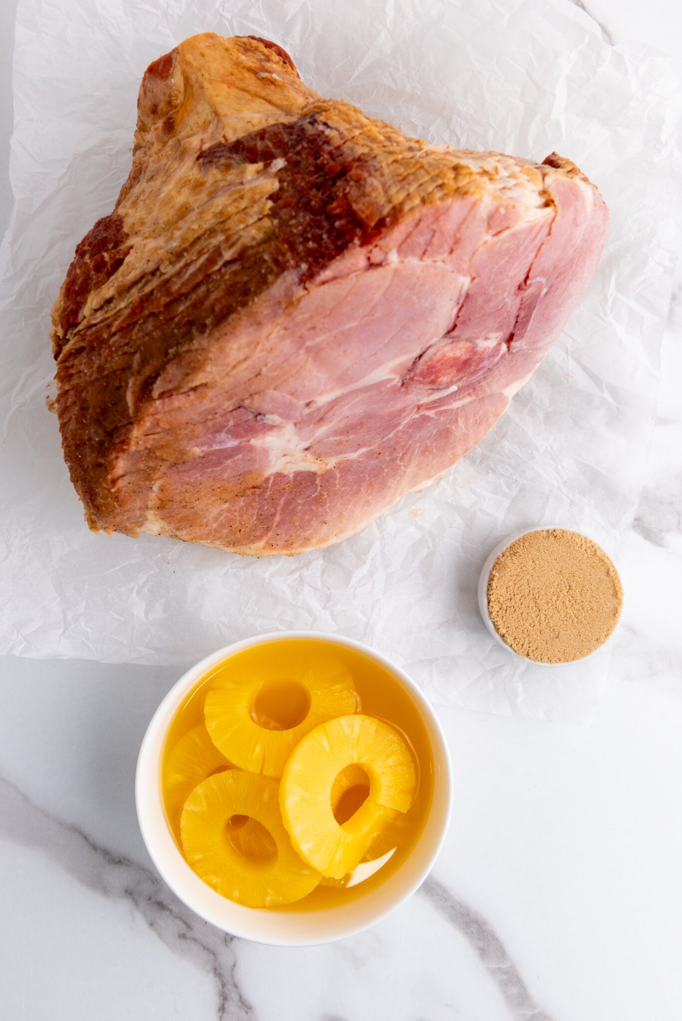 pineapple brown sugar glaze for ham ingredients