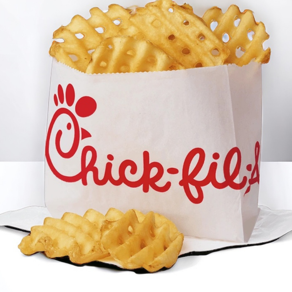 close up of Chick Fil A Fries