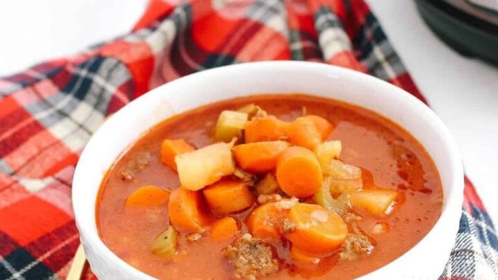 Image for Instant Pot Hamburger Soup