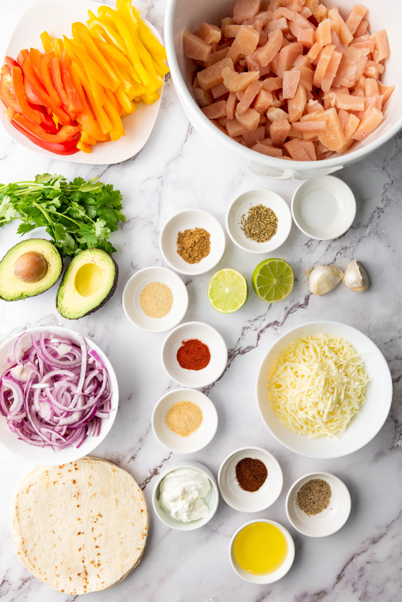 sheet pan fajitas ingredients