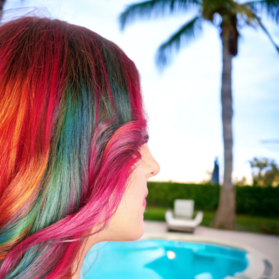 Does hair dye come out in the Pool? A Sparkle of Genius