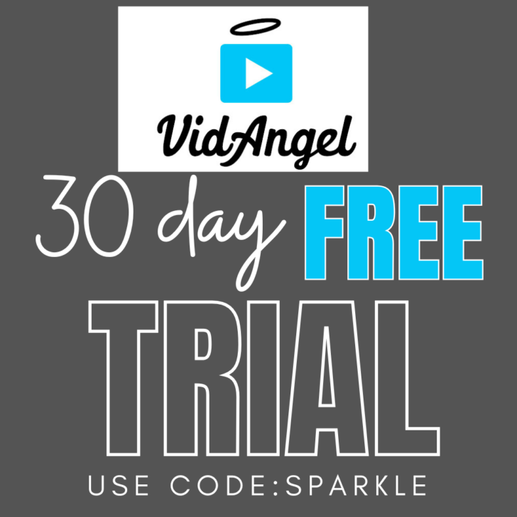 Vidangel Free Trial (30 days FREE with promo code Sparkle) A Sparkle