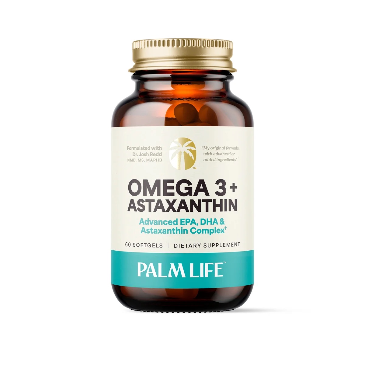 bottle of palm life omega 3